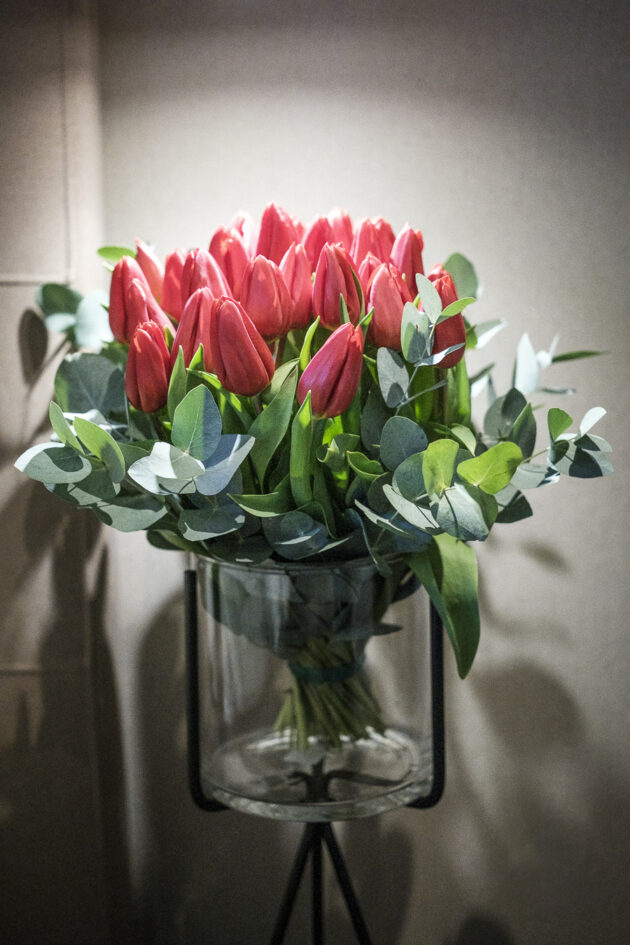 Le bouquet TULIPES ROUGES