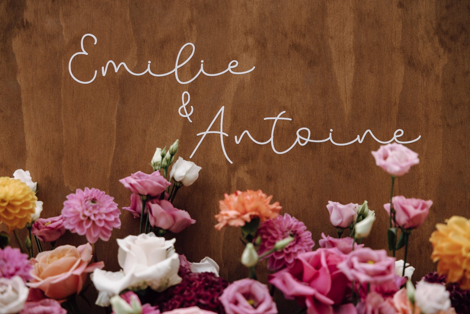Décoration florale de mariage — Émilie & Antoine